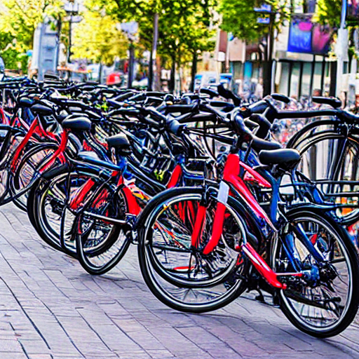 209_Bicycles with back packs parked in a public place..png